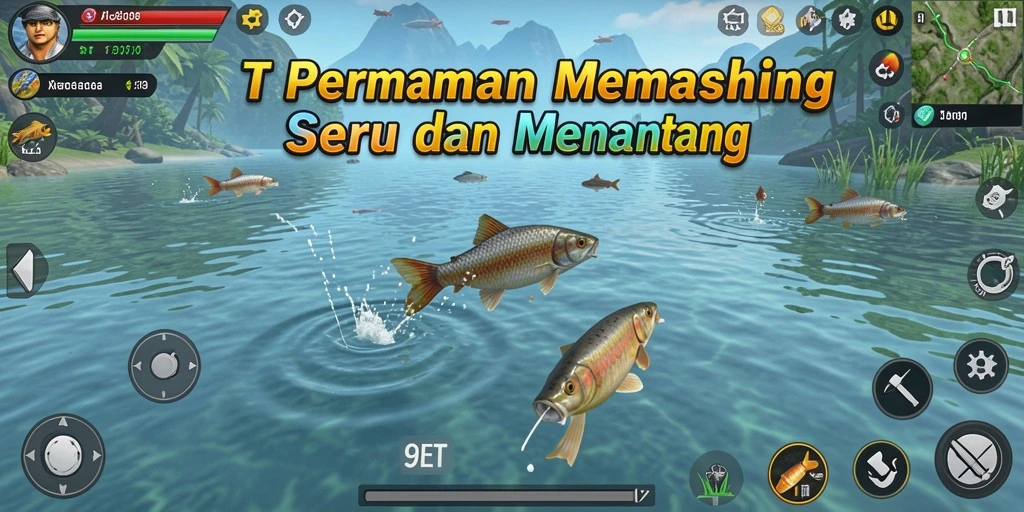 Tangkapan ikan besar dalam aksi gameplay 9ET.