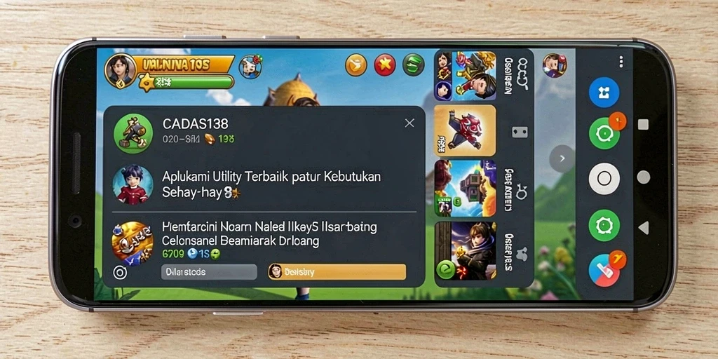 Tampilan antarmuka pengguna CADAS138 yang menarik dan fungsional.