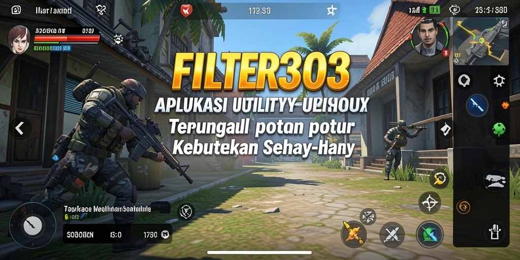 Tampilan antarmuka aplikasi FILTER303 yang user-friendly.