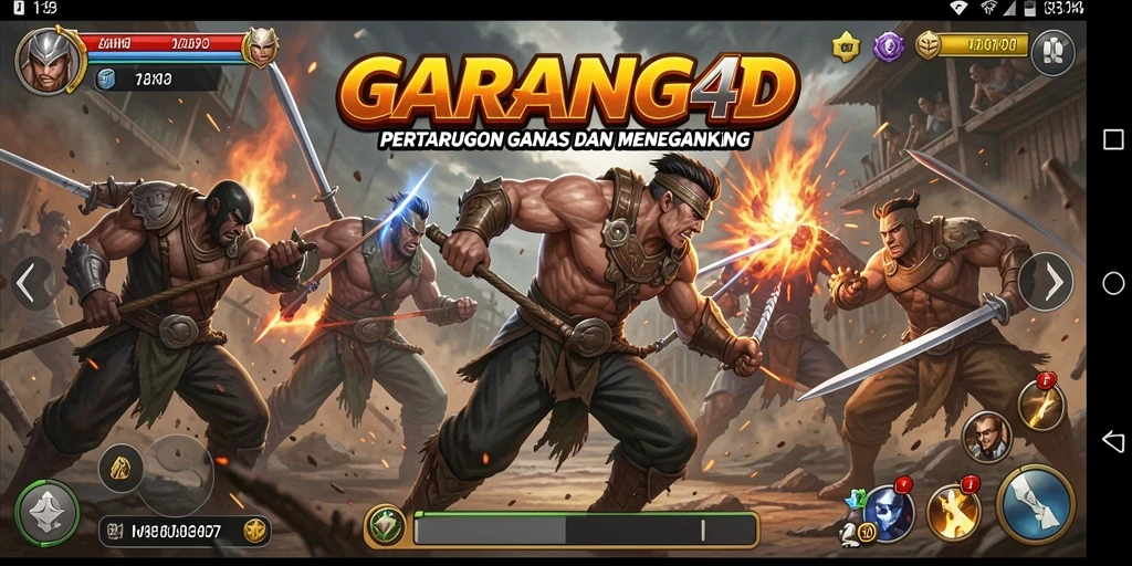 Tampilan seru dari pertarungan di GARANG4D penuh aksi.