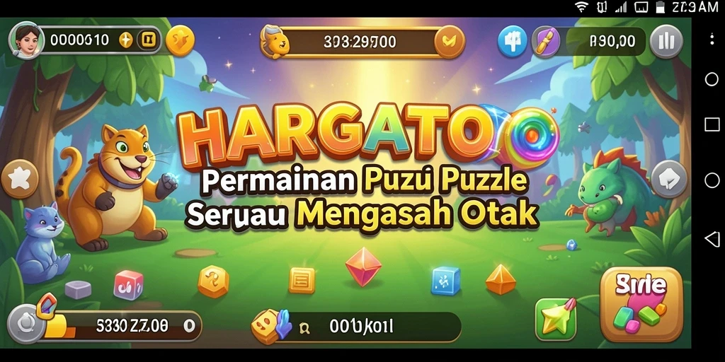 Screenshot gameplay menunjukkan tantangan menarik di HARGATOTO.