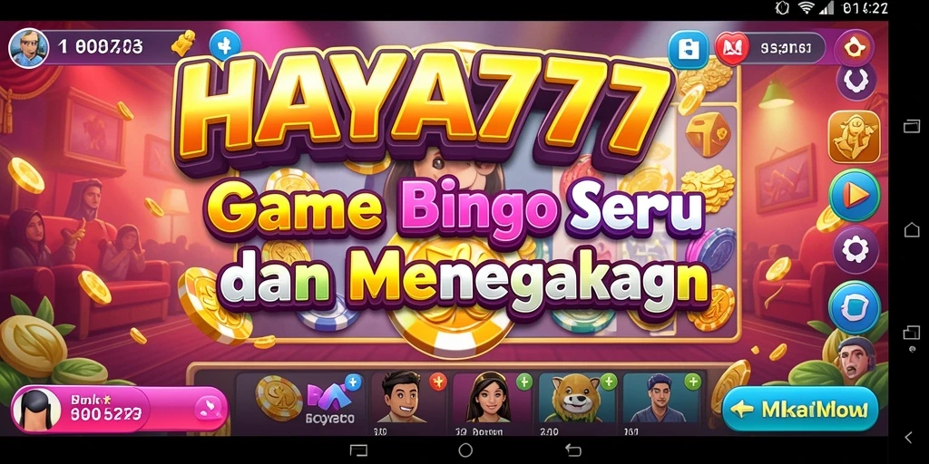 Gameplay seru HAYA777 dengan suasana Bingo yang menegangkan.