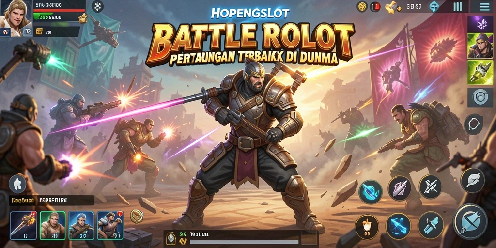 Gameplay menegangkan di arena Battle Royale HOPENGSLOT.