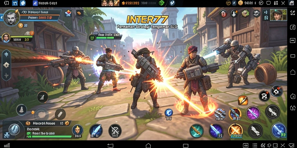 Tangkapan layar gameplay INTER77 yang menampilkan strategi SLG yang mendebarkan.