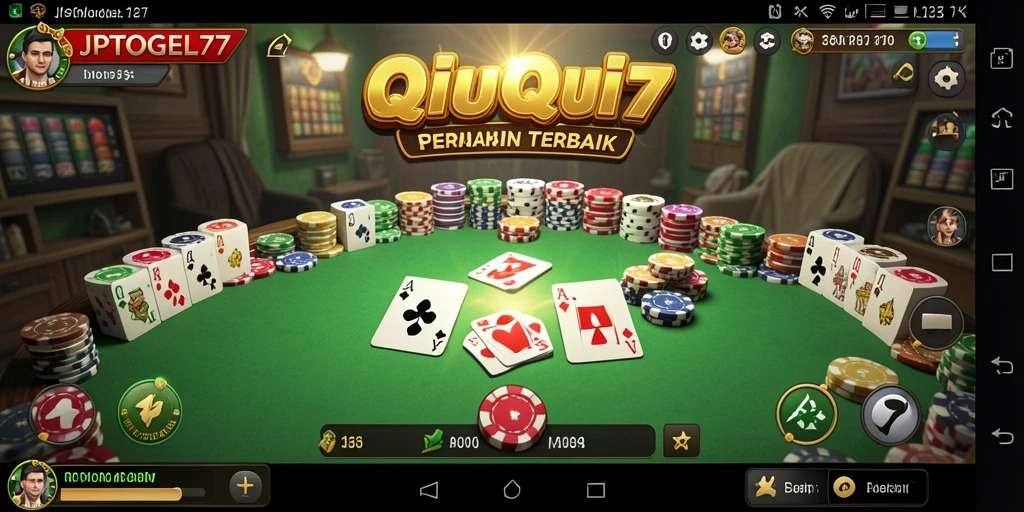Tangkapan layar gameplay QiuQiu di JPTOGEL77 yang seru dan menantang.