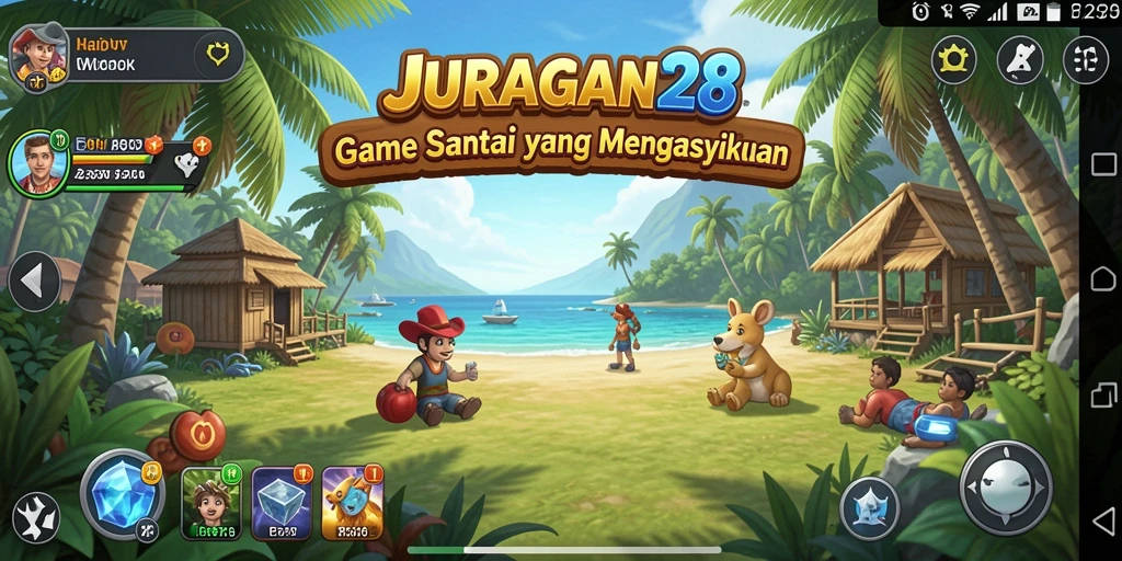 Tampilan gameplay seru dan menantang dari JURAGAN28.