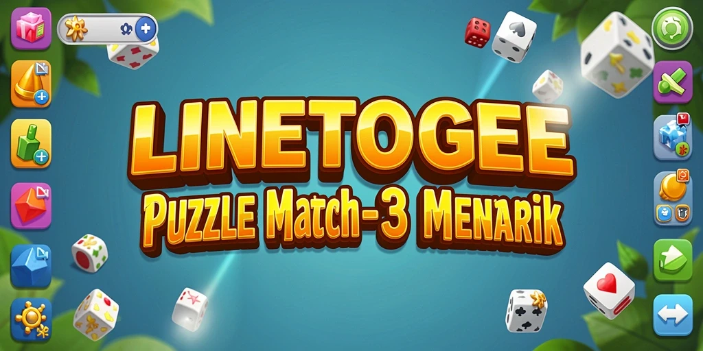 Tampilan game LINETOGEL dengan elemen puzzle yang menarik.