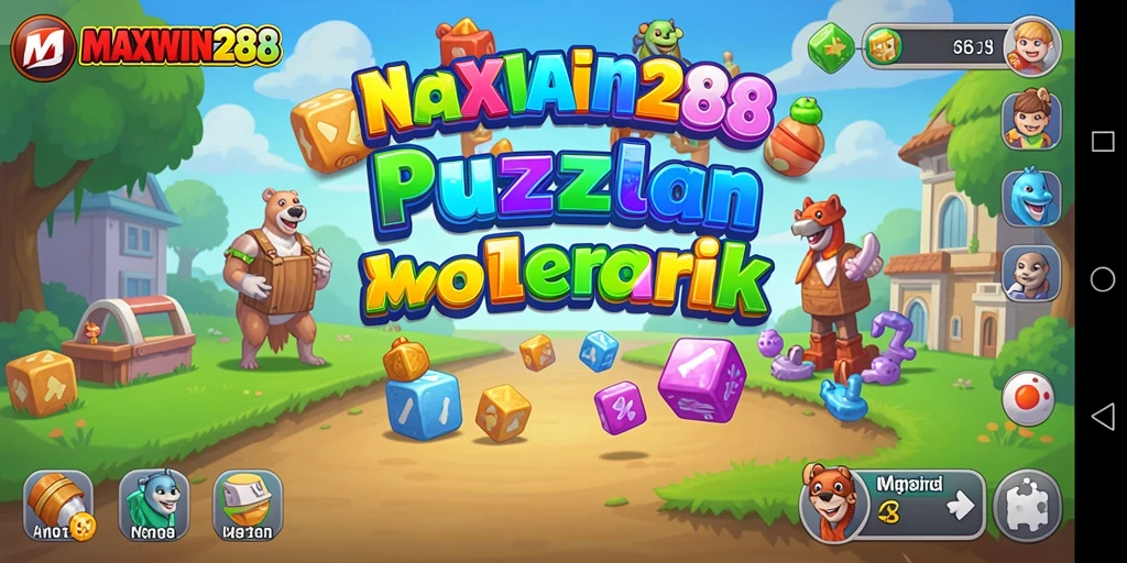 Tampilan gameplay MAXWIN288 yang menarik dan memikat dalam menyelesaikan teka-teki.