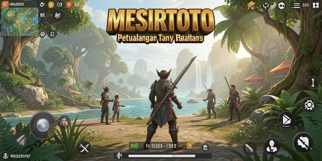 Tampilan permainan <strong>MESIRTOTO</strong> yang menakjubkan dengan banyak area untuk dijelajahi.
