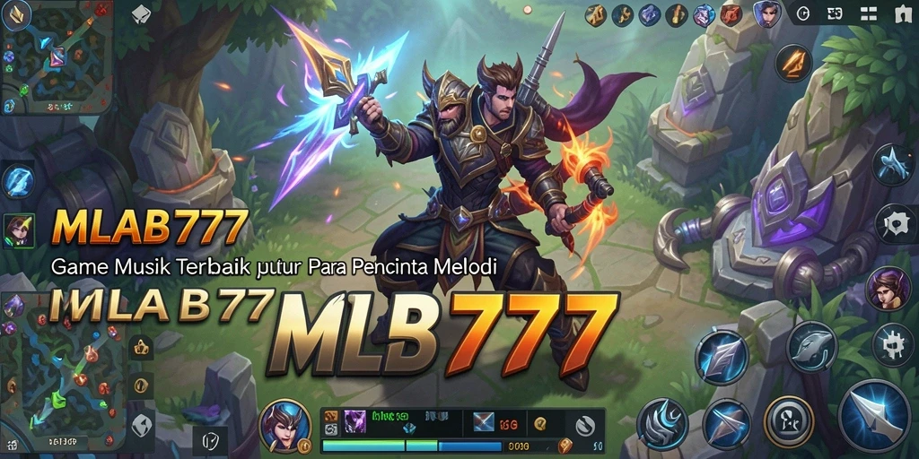 Screenshot gameplay MLBB777 dengan tampilan melodi yang menarik.