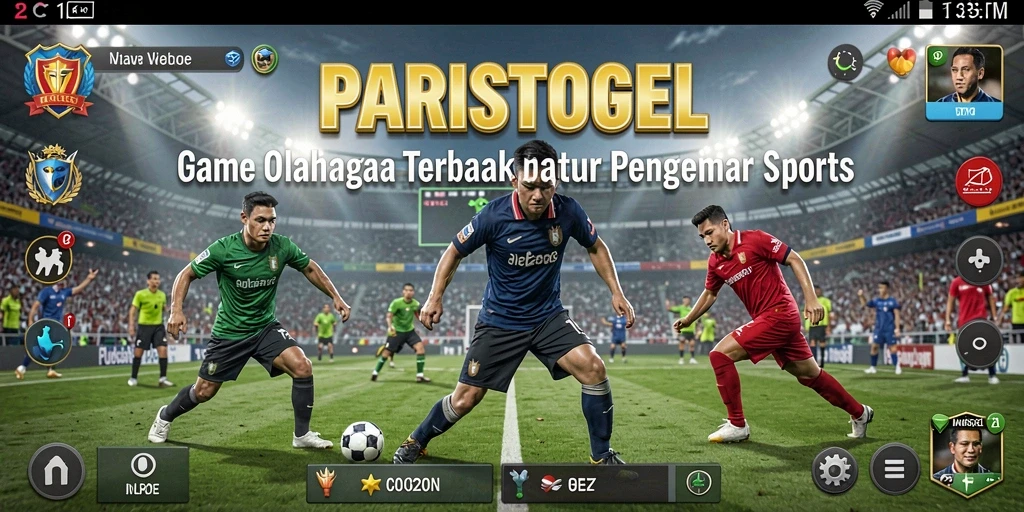 Screenshot gameplay PARISTOGEL menunjukkan aksi seru dalam olahraga.