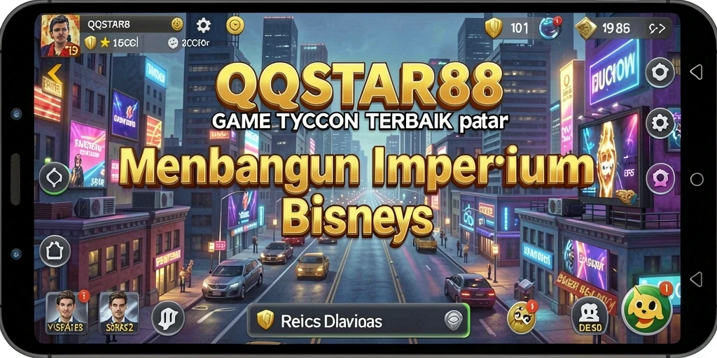 Tampilan gameplay seru di QQSTAR88 dengan manajemen bisnis yang menarik.