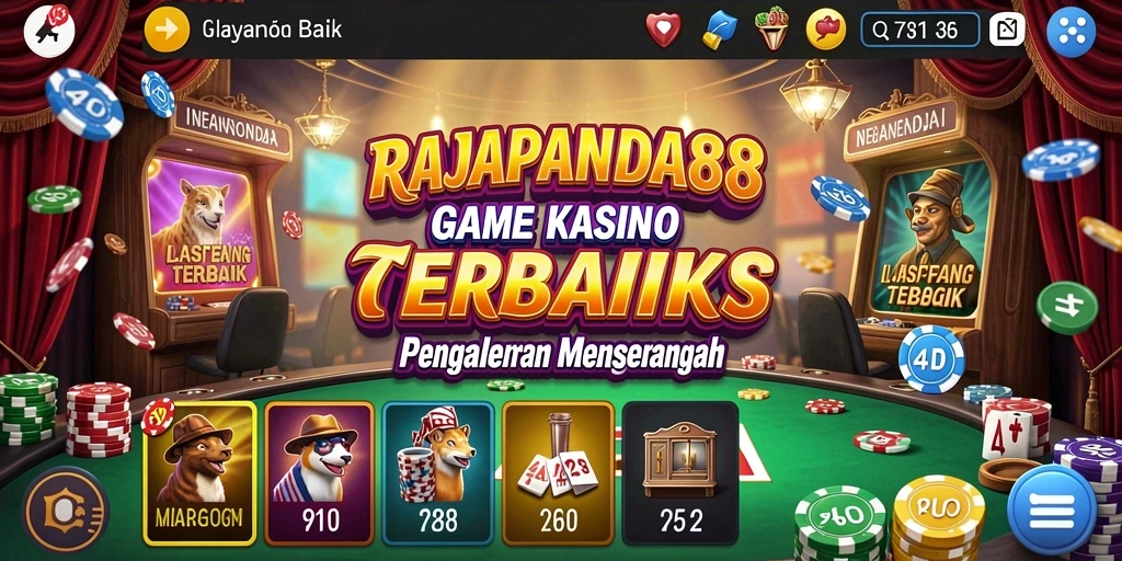 Tampilan menarik gameplay Kasino di RAJAPANDA88.
