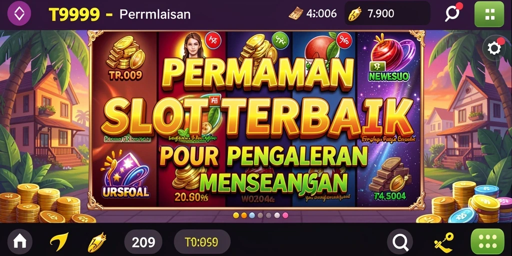 Screenshot gameplay T9999 menampilkan keseruan bermain Slot.