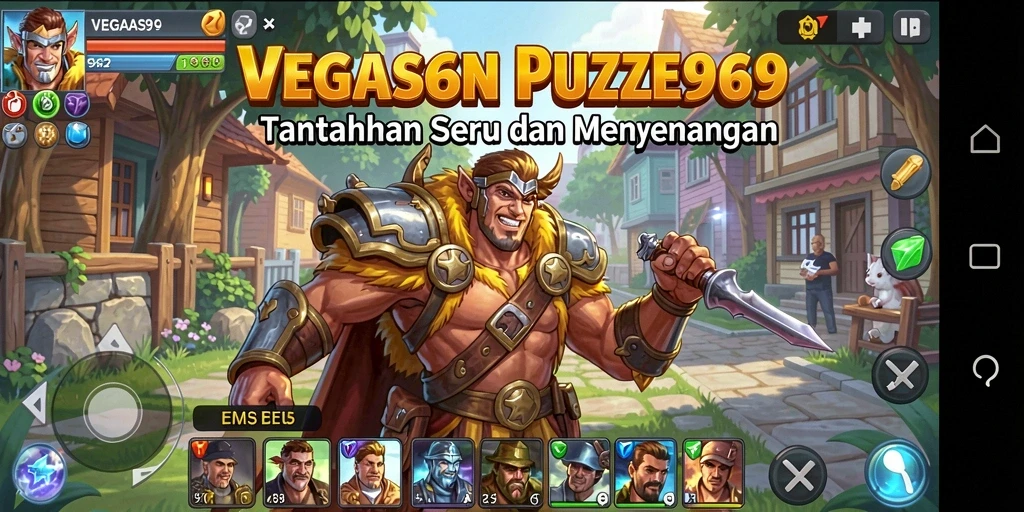 Tampilan gameplay menawan dari VEGAS969 dengan teka-teki menarik.